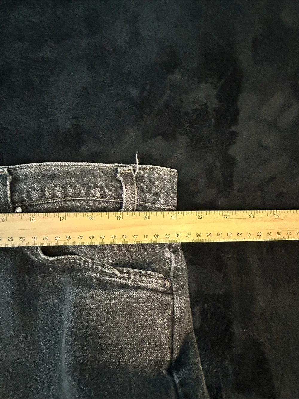 VTG Levi's 540 44x36 Black Jeans Relaxed 90s Denim USA Made Halloween Gold Tag